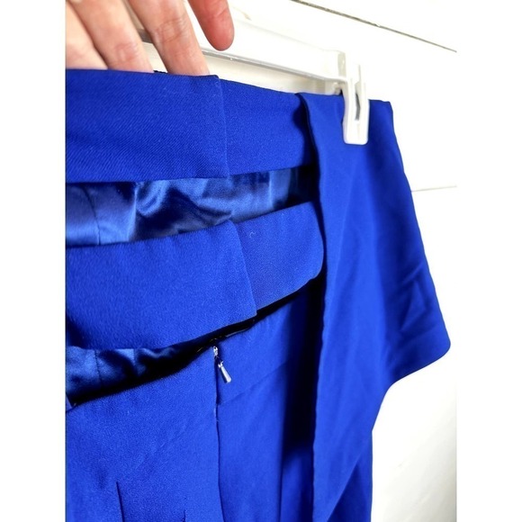 Gently Worn Jay Godfrey Cobalt Viola Dress size 0 - Picture 4 of 10